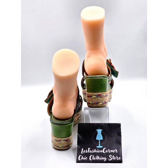 Spring Step L'ARTISTE Women Virgie Floral Platform Sandals Size 10.5 2229 - Picture 7 of 16